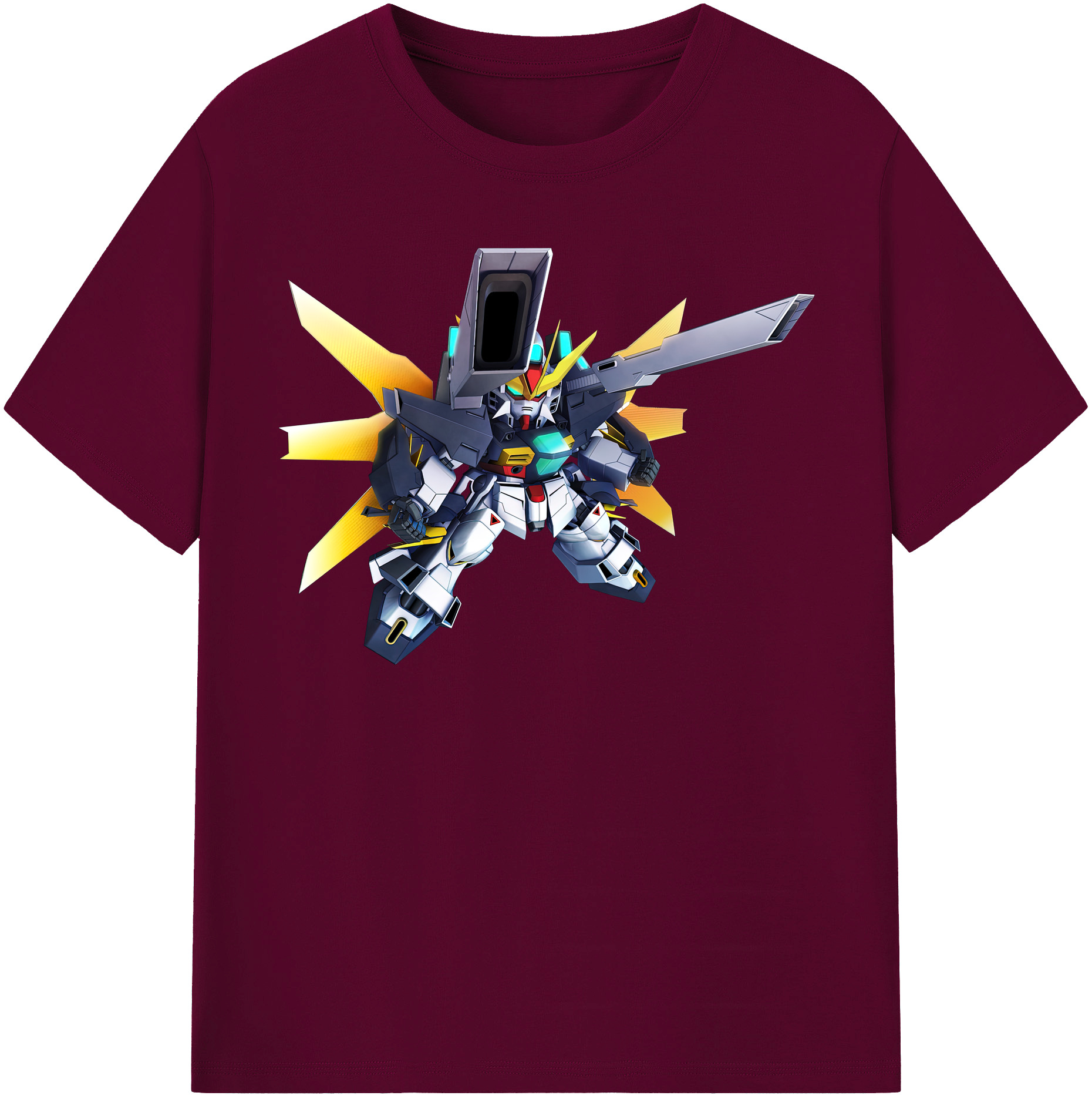 （画像用） 機動戦士ガンダム Mobile Suit Gundam レディースカジュアルプリントTシャツ（綿100％）
